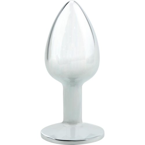 Easylove Luxe Metalen Buttplug met Kristal Stop