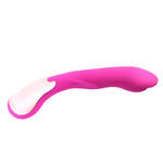 Easylove Vlakke Siliconen Gspot Vibrator met Accu en Geribbeld Structuur