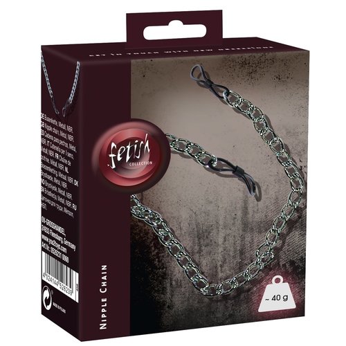 Tepel Lus Klemmen met Metalen Schakelketting Sextreme Tepel Lus Klemmen met Metalen Schakelketting