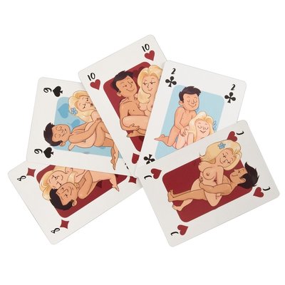 Kama Sutra Speel Kaarten met Sex Standjes