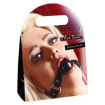 Siliconen Gag met Verstelbare Suède Riem Wild Thing by Zado Siliconen Gag met Verstelbare Suède Riem