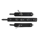 Leren Fetish Boeien Set voor Hals en Polsen ZADO Leren Fetish Boeien Set voor Hals en Polsen