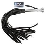 ZADO Leren Flogger Zweep met Stalen Handvat