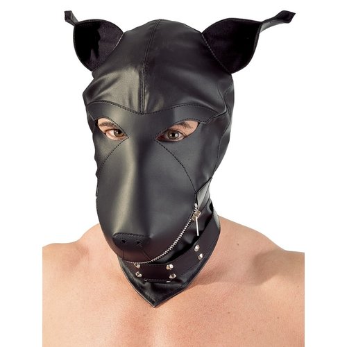 Fetish Collection Kuntleren Hoofdmasker met Honden Kop en Snuit