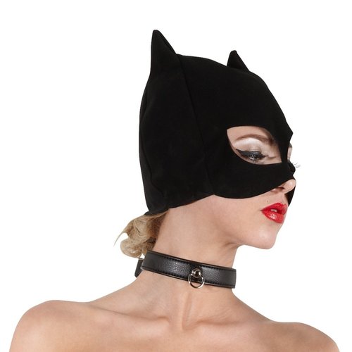 Bad Kitty Fluwelen Wilde Kat Hoofd Masker