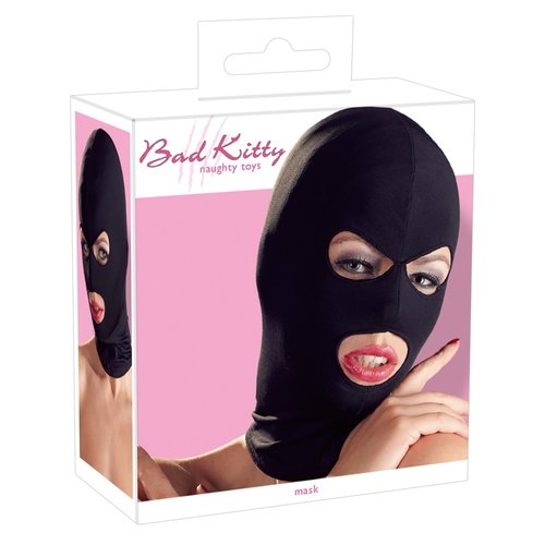 Bad Kitty Hoofd Masker met Open Ogen en Mond