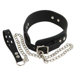Siliconen Halsband met Aanlijn Riem Glad en Zacht Bad Kitty Siliconen Halsband met Aanlijn Riem Glad en Zacht
