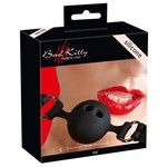 Bad Kitty Siliconen Ball Gag met Gaatjes en Verstelbare Gesp Sluiting  Large