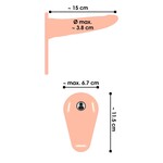 Vibrerende Siliconen Voorbind Vibrator met Verwijderbare Bullet You2Toys Vibrerende Siliconen Voorbind Vibrator met Verwijderbare Bullet