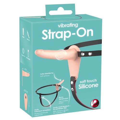 Vibrerende Siliconen Voorbind Vibrator met Verwijderbare Bullet You2Toys Vibrerende Siliconen Voorbind Vibrator met Verwijderbare Bullet