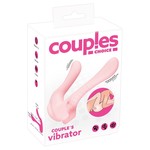 Couples Choice Anatomische Koppelvibrator met Dubbele Vibratie Arm