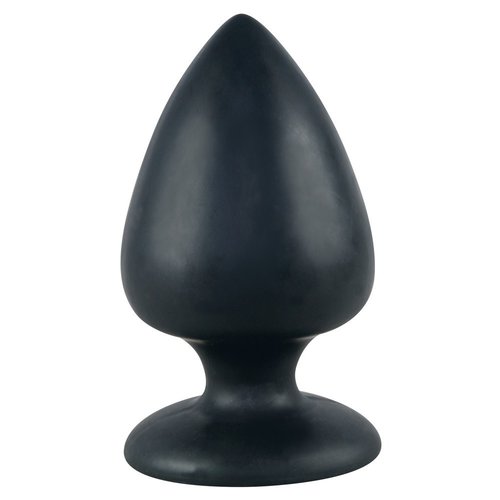 Black Velvets Extra Large Siliconen Buttplug met Zuignap