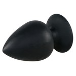 Black Velvets Extra Large Siliconen Buttplug met Zuignap