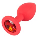 Siliconen Buttplug Sierlijk en Flexibel met Kristal You2Toys Siliconen Buttplug Sierlijk en Flexibel met Kristal