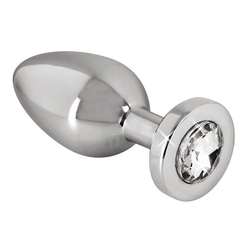 You2Toys Stalen Buttplug met Diamanten Edelsteen