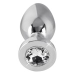 You2Toys Stalen Buttplug met Diamanten Edelsteen