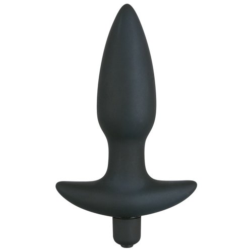 Black Velvets Siliconen 5-Traps Anaal Vibratie Plug Medium