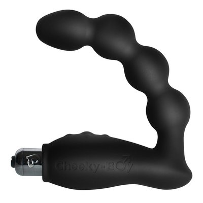 Siliconen Gebogen Anaal Kralen Vibrator