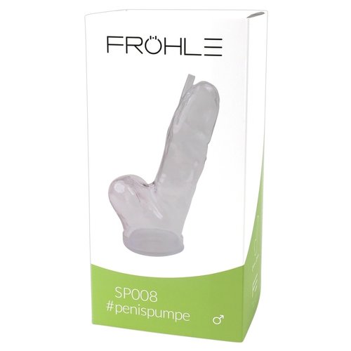 FrÃ¶hle Fröhle – Balzak en Penis Sleeve Gehard met Ventilatie Buis voor Verhoogde Sperma Productie – Transparant