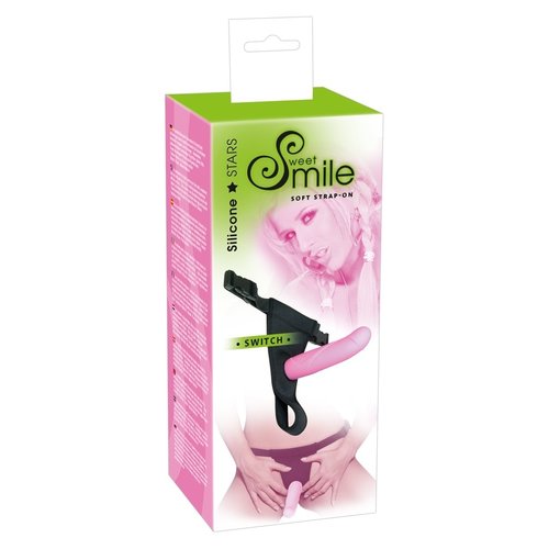 Sweet Smile Voorbind G-spot Dildo met Eenvoudige Clips