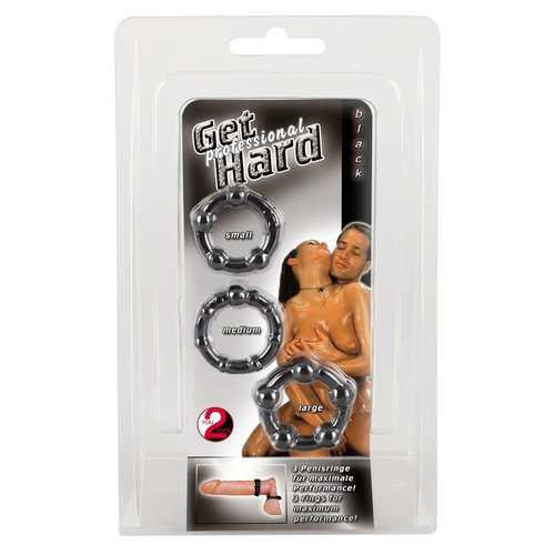 Get Hard Stimulerende Cockringen Set SML You2Toys Get Hard Stimulerende Cockringen Set SML