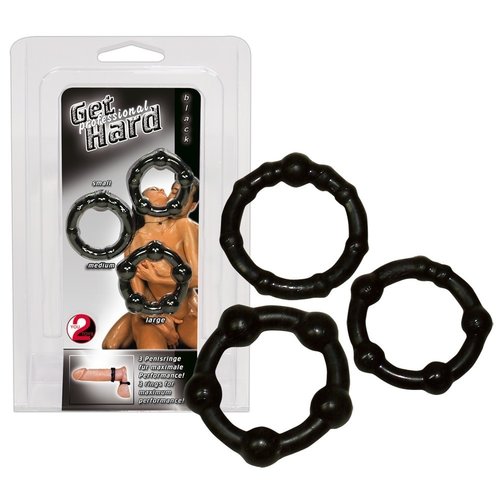 Get Hard Stimulerende Cockringen Set SML You2Toys Get Hard Stimulerende Cockringen Set SML