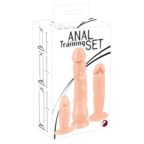 You2Toys Anale Training Set 3 Delige Buttplugs Penis Vormen