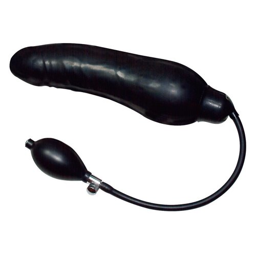 You2Toys Opblaasbare Latex Dildo met Handpomp Geaderd