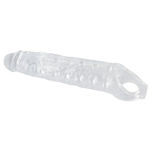 Crystal Penis Sleeve Licht Flexibel met Stimulatie Noppen