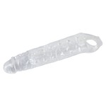 Crystal Penis Sleeve Licht Flexibel met Stimulatie Noppen