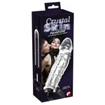 Crystal Geaderde Penis Sleeve met Heupgordel