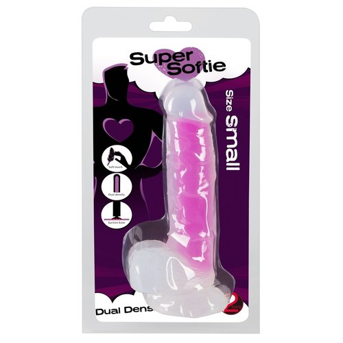 You2Toys Super Softie Dual Density Zuignap Dildo Small