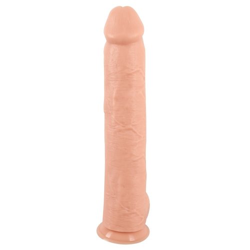 Realistixxx 3XL Giant Zuignap Dildo met Scrotum en Aders