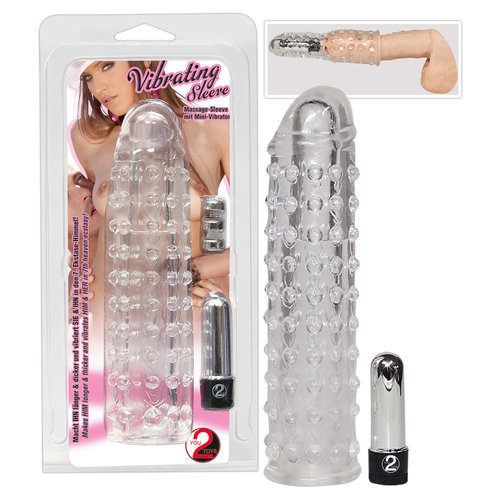 You2Toys Penis Sleeve Verlengend met Vibratie Kogel