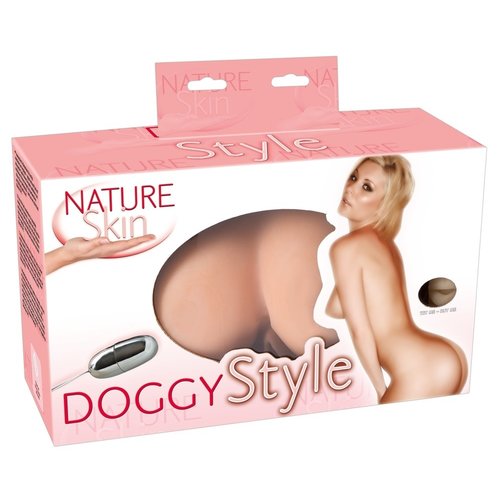 Nature Skin Nature Skin Doggy Kunst Romp Masturbator met Vibratie Ei