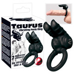 Taurus Vibrerende Flexibele Cockring met Horens You2Toys Taurus Vibrerende Flexibele Cockring met Horens