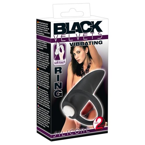 Black Velvets Siliconen Vinger Vibrator met Losse Vibro Bullet