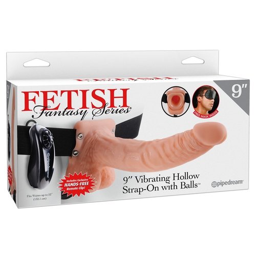 Fetish Fantasy Holle Strap On Sleeve Vibrator Licht Gebogen Large