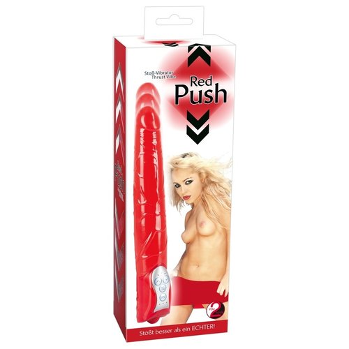 You2Toys Red Push Stotende Realistische Vibrator