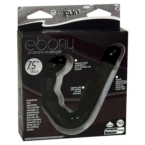 NMC Vibrerende Ebony Prostaat Massager