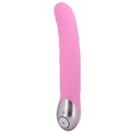 Vibe Therapy Sutra Licht Gebogen Roterende Vibrator Geribbeld