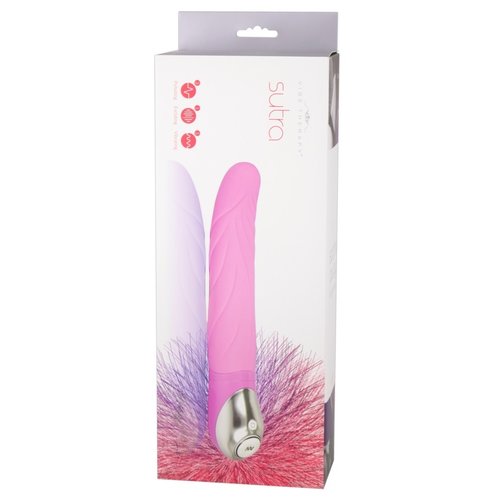 Vibe Therapy Sutra Licht Gebogen Roterende Vibrator Geribbeld