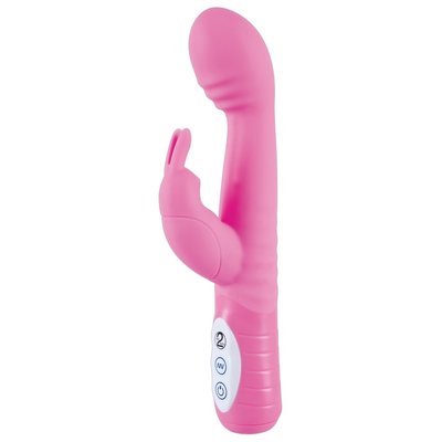 Total Climax Bunny Vibrator met G-spot Punt met Ergonomische Afwerking Flexibel 25 cm – Roze