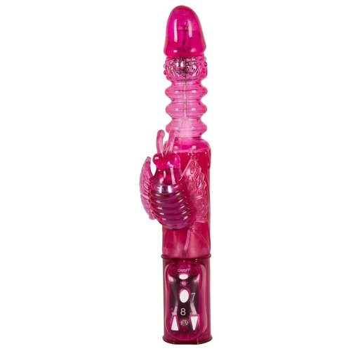 You2Toys Geribbelde  Tarzan Vibrator met Roterende Parels