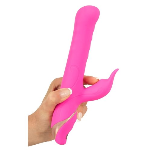 JÃƒÅ“LIE Stevige Rabbit Vibrator met Dikke Groeven