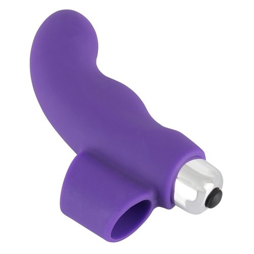 Sweet Smile Vingertop Vibrator met Gebogen G-Spot Tip