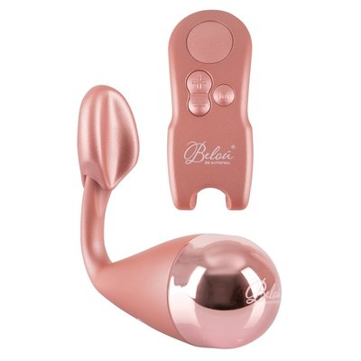 Draadloze Design Vibratie Ei met Clitoris Stimulatie