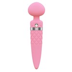 PILLOW TALK Sultry Verwarmde Massage Wand Geribbeld