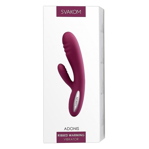 Svakom Adonis Verwarmde Tarzan Vibrator Geribbeld