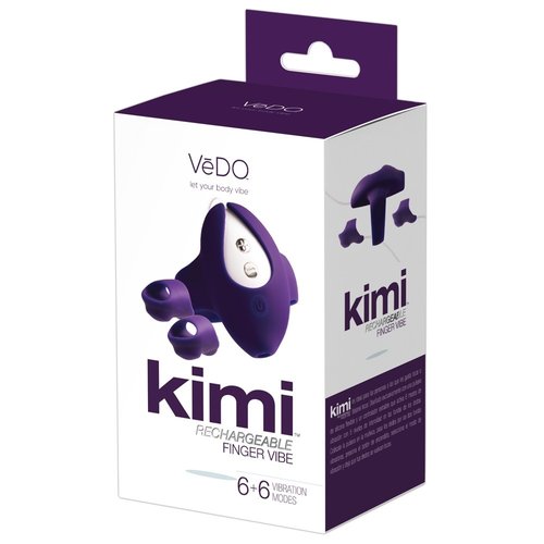 Siliconen Vinger Vibrator met Dubbele Vibratie VeDO Siliconen Vinger Vibrator met Dubbele Vibratie